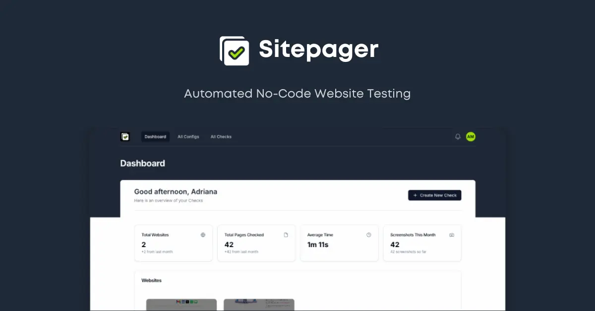 Sitepager screenshot 1
