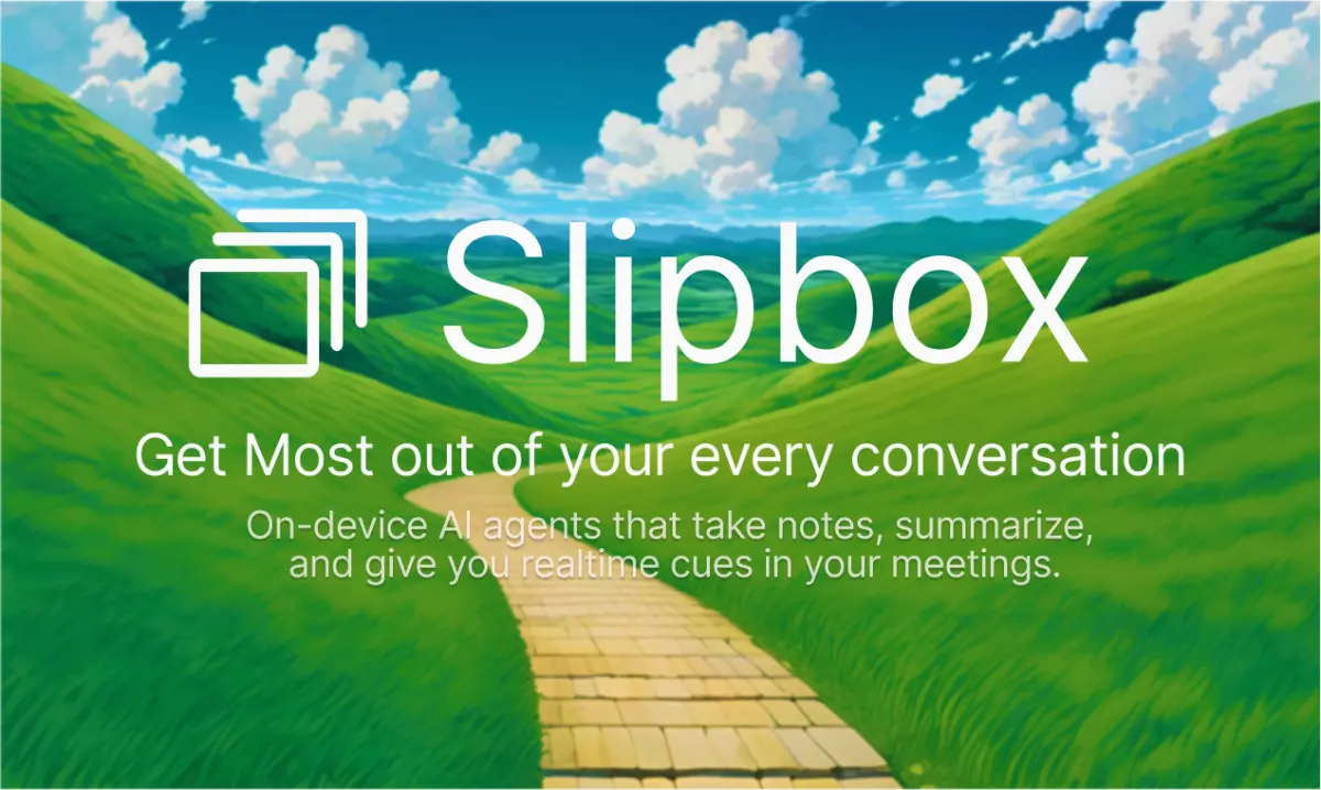 Slipbox screenshot 1