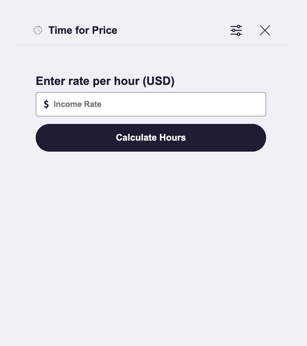 Time for Price screenshot 1