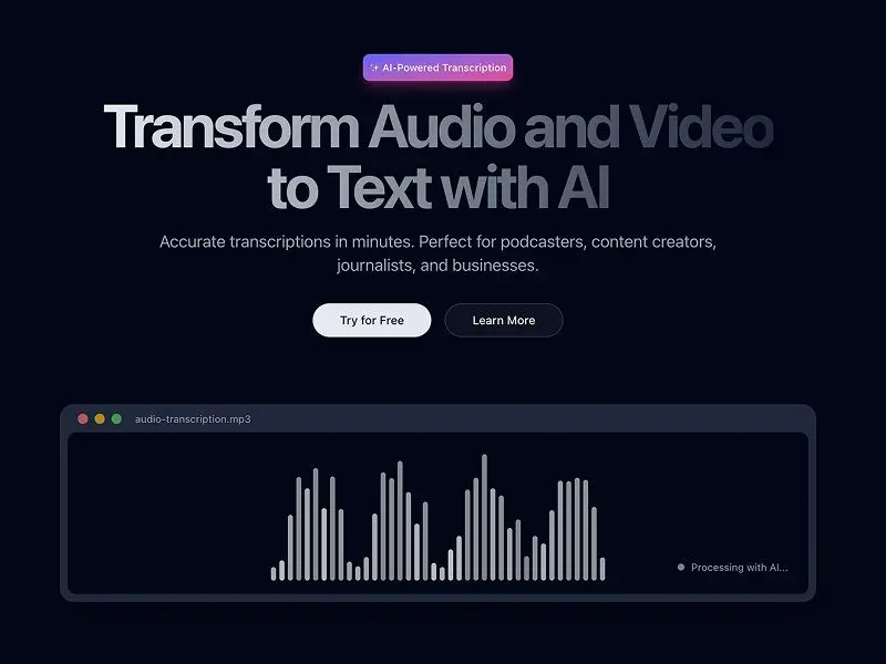 TranscribeZen screenshot 1