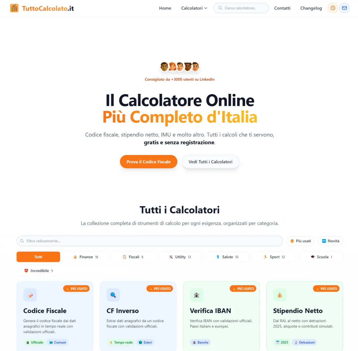 TuttoCalcolato.it screenshot 1