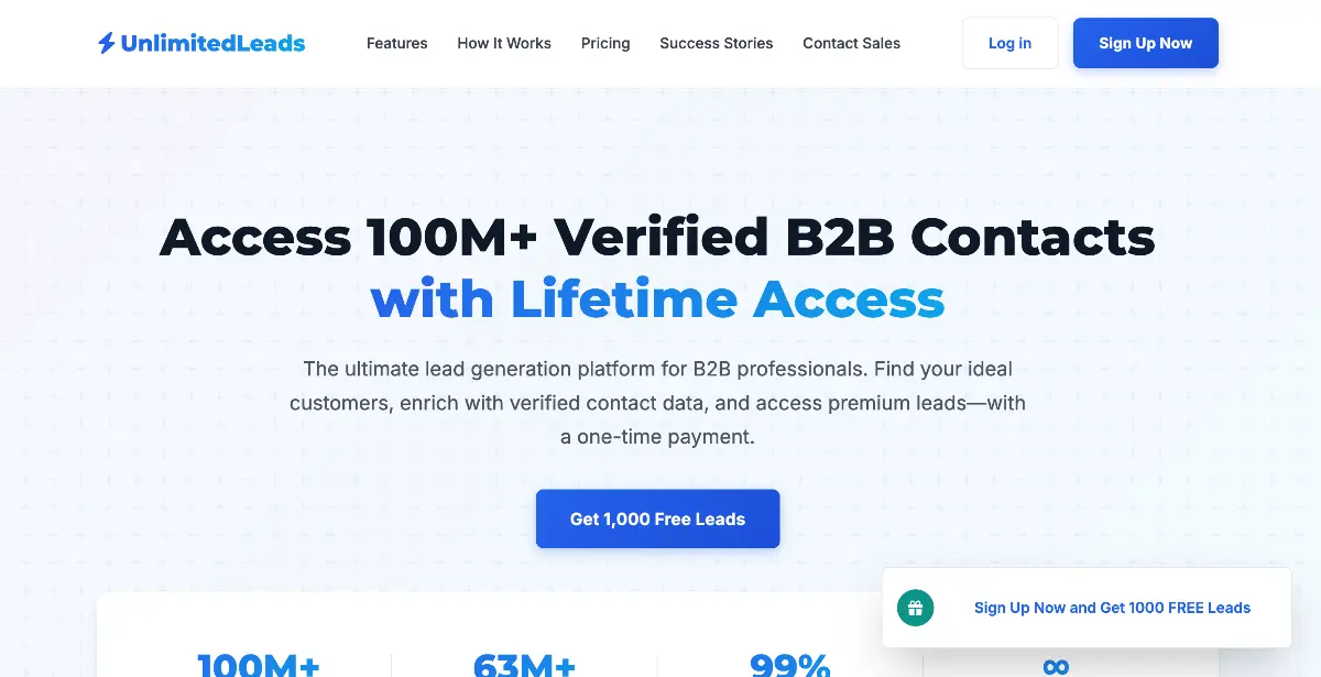 Unlimited leads screenshot 1