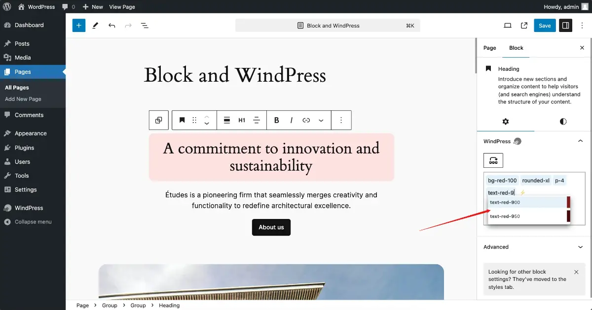 WindPress screenshot 1