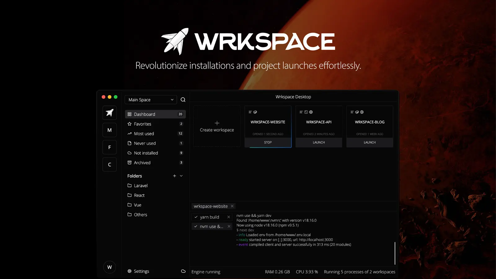 Wrkspace screenshot 1