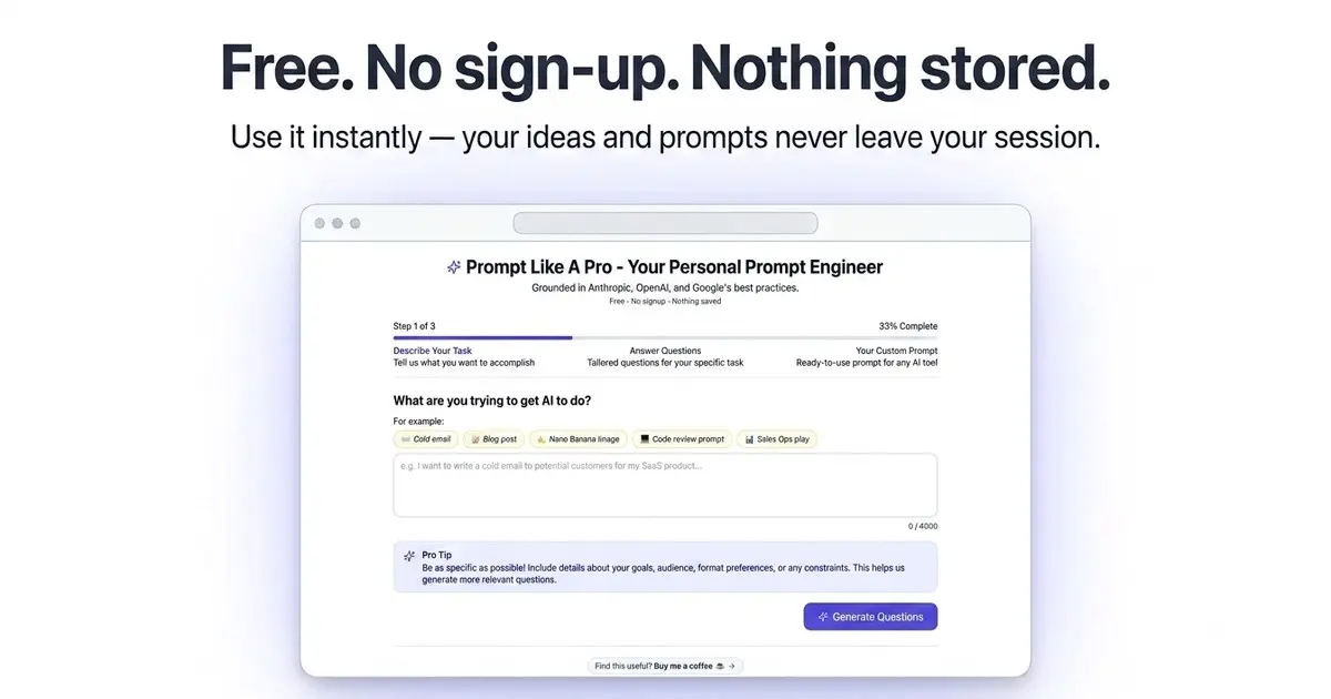 Prompt Like A Pro screenshot 1