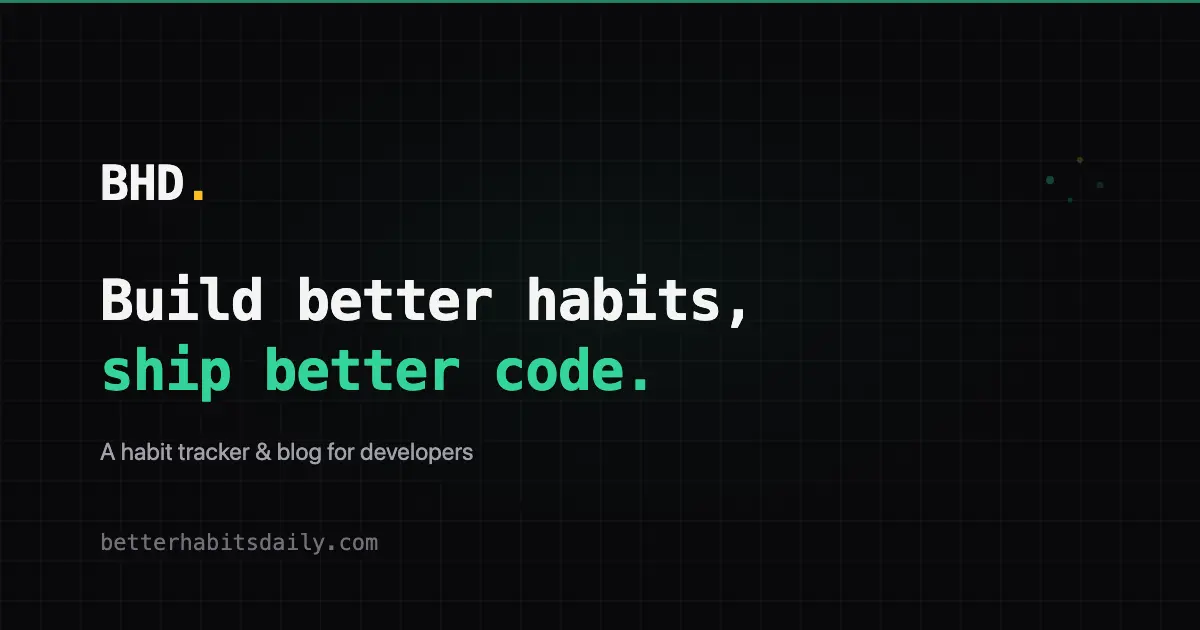 BetterHabitsDaily screenshot 1