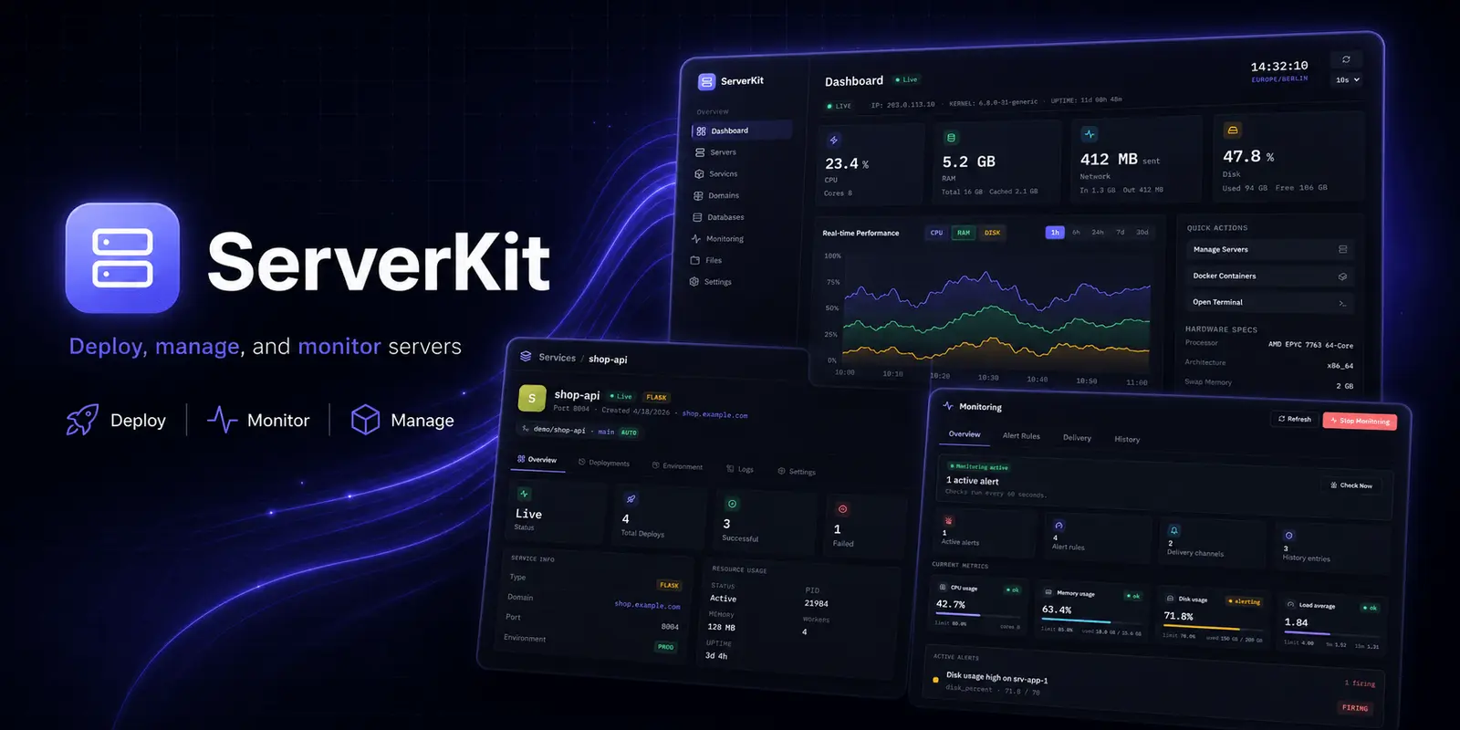 ServerKit screenshot 1