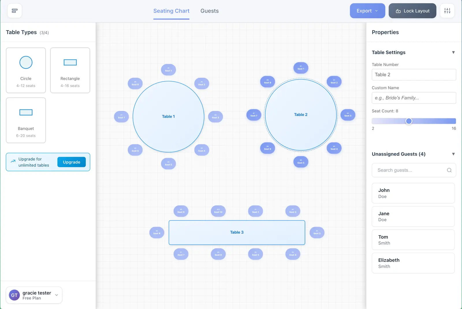 PlanSeats screenshot 1