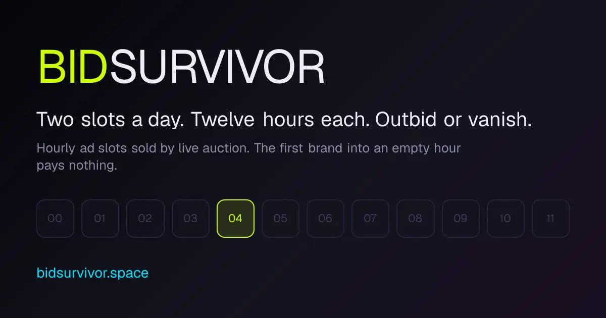 BidSurvivor screenshot 1