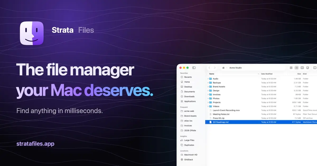 Strata Files screenshot 1