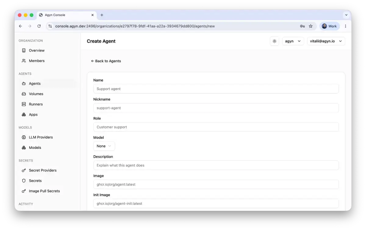 Agyn screenshot 1