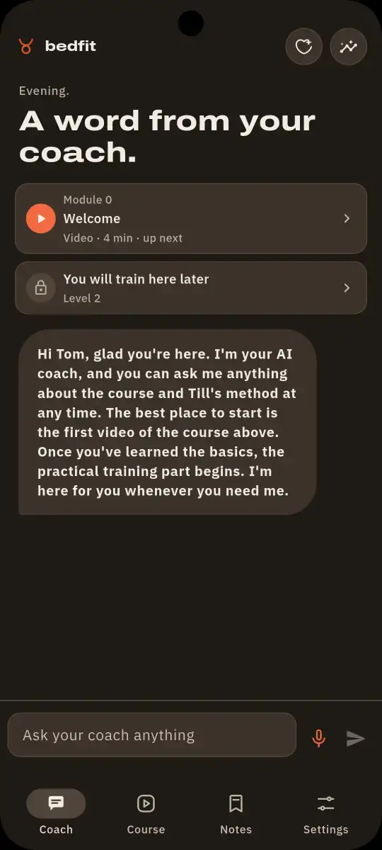 Bedfit screenshot 1