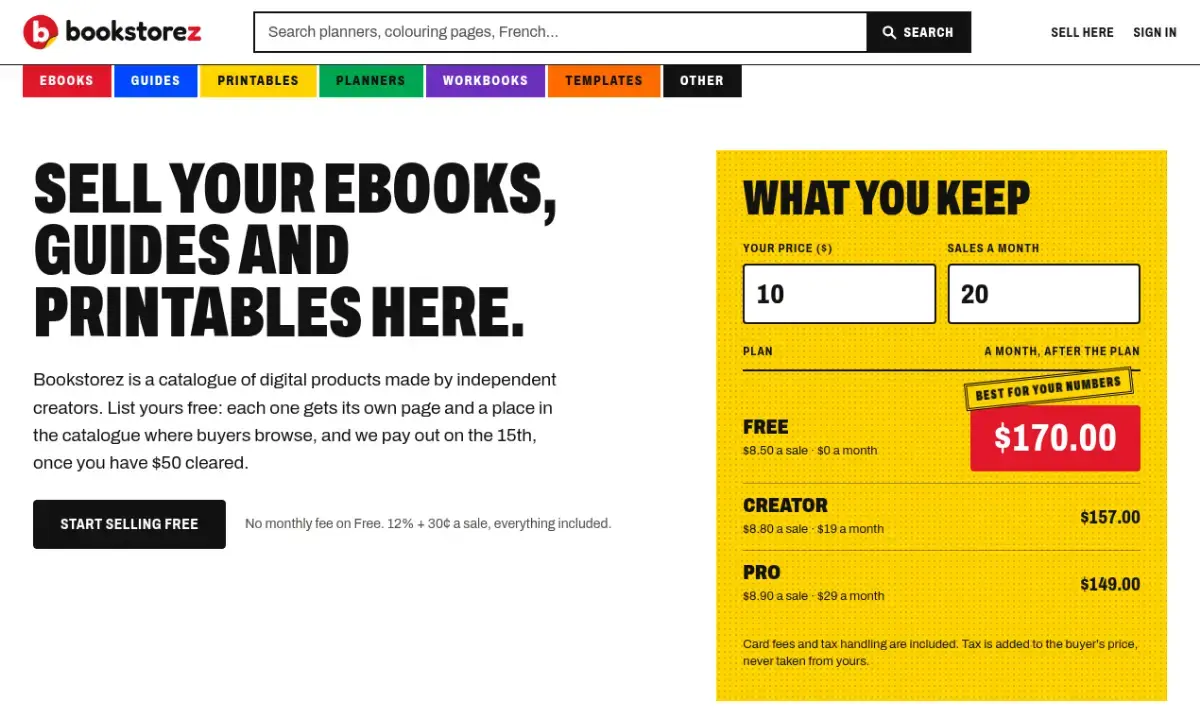 Bookstorez screenshot 1