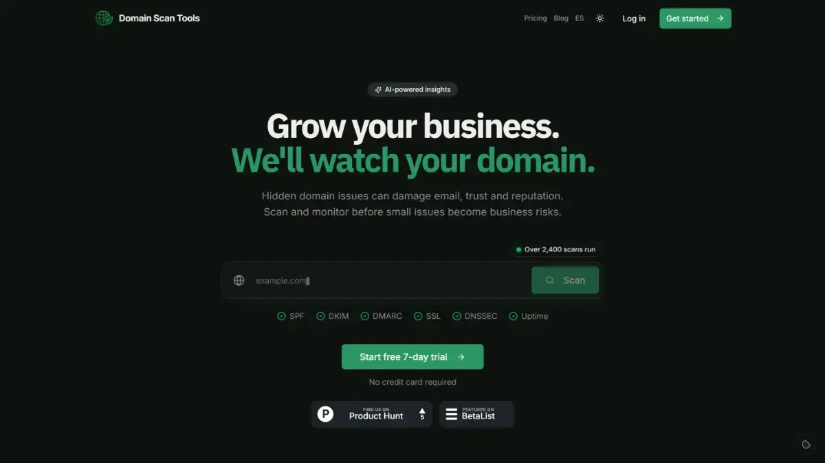 Domain Scan Tools screenshot 1