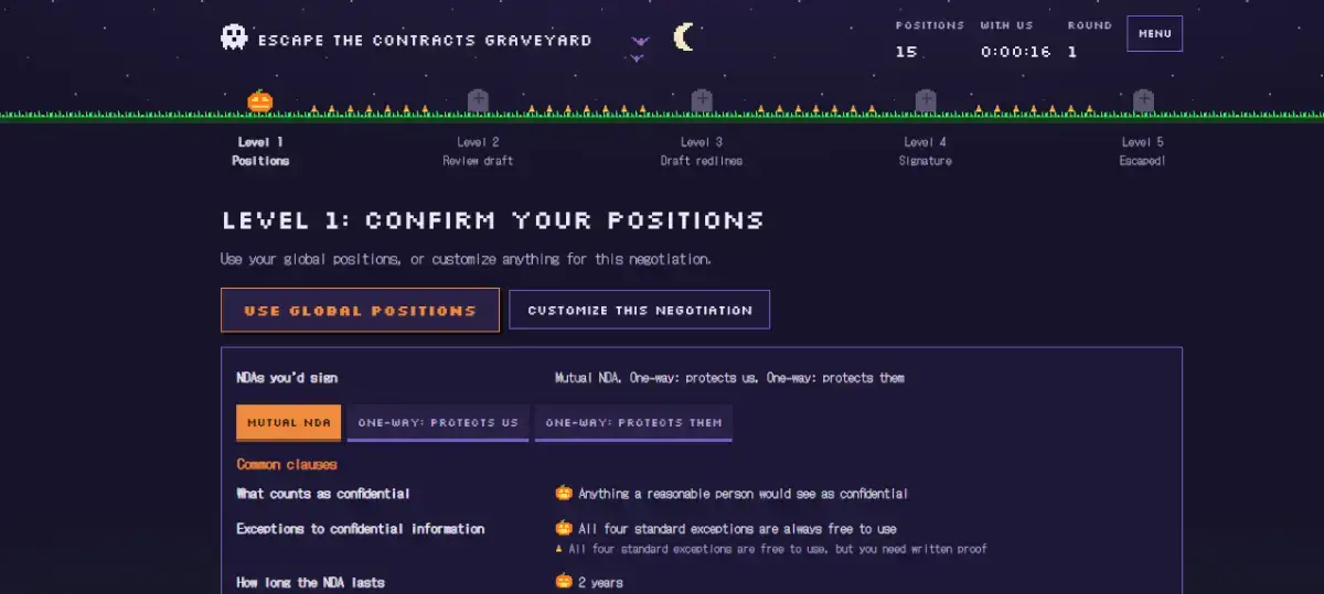 Escape the Contracts Graveyard screenshot 1