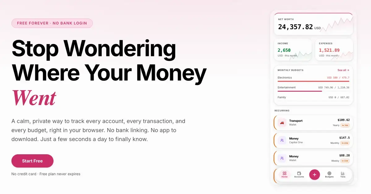 ExpenseSumo screenshot 1