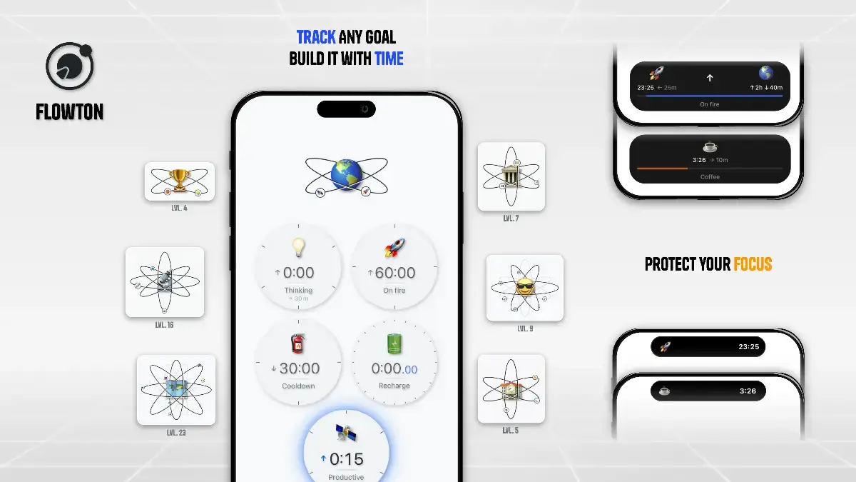 Flowton - the time particle screenshot 1
