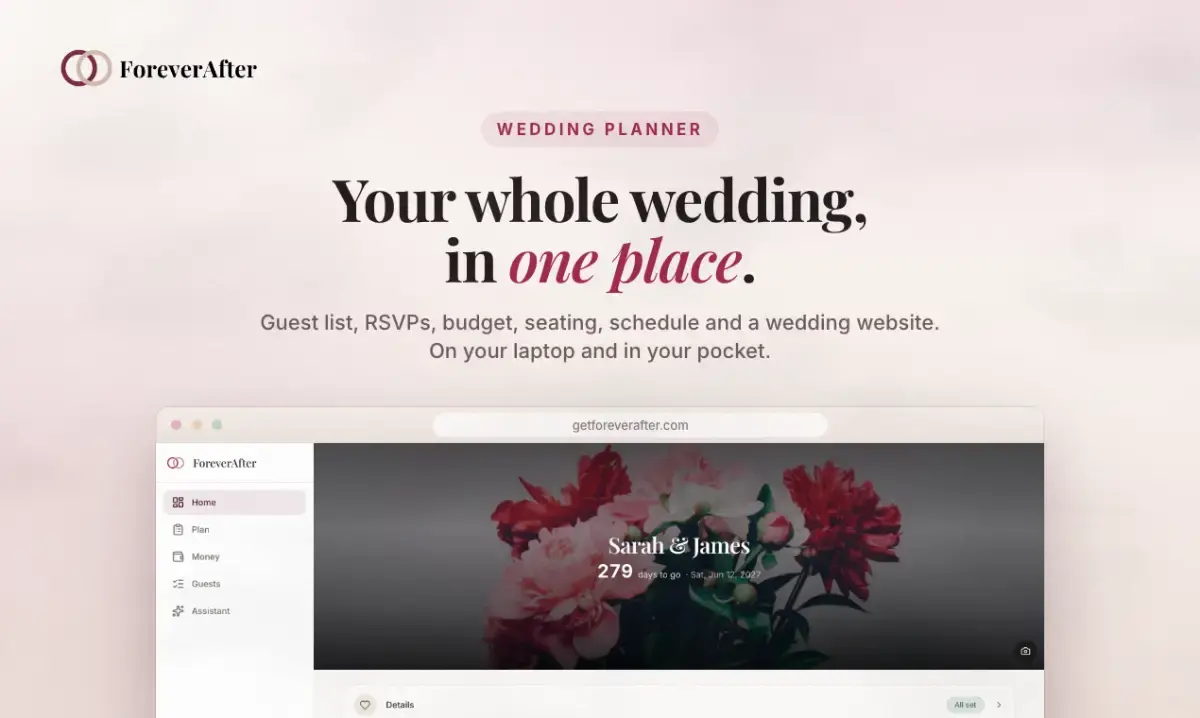 ForeverAfter: Wedding Planner screenshot 1