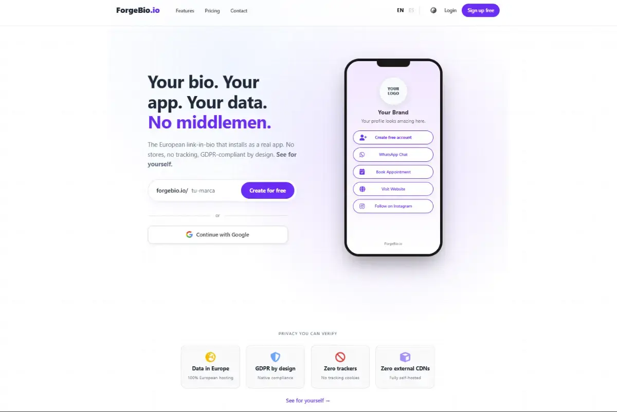 ForgeBio.io screenshot 1