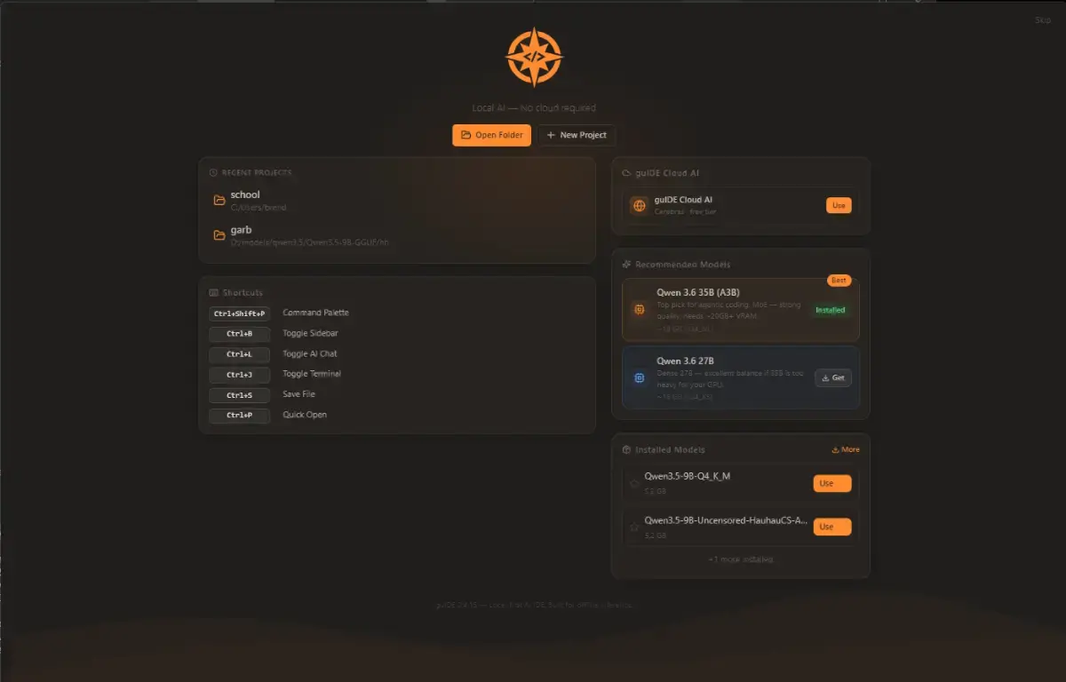 guIDE screenshot 1