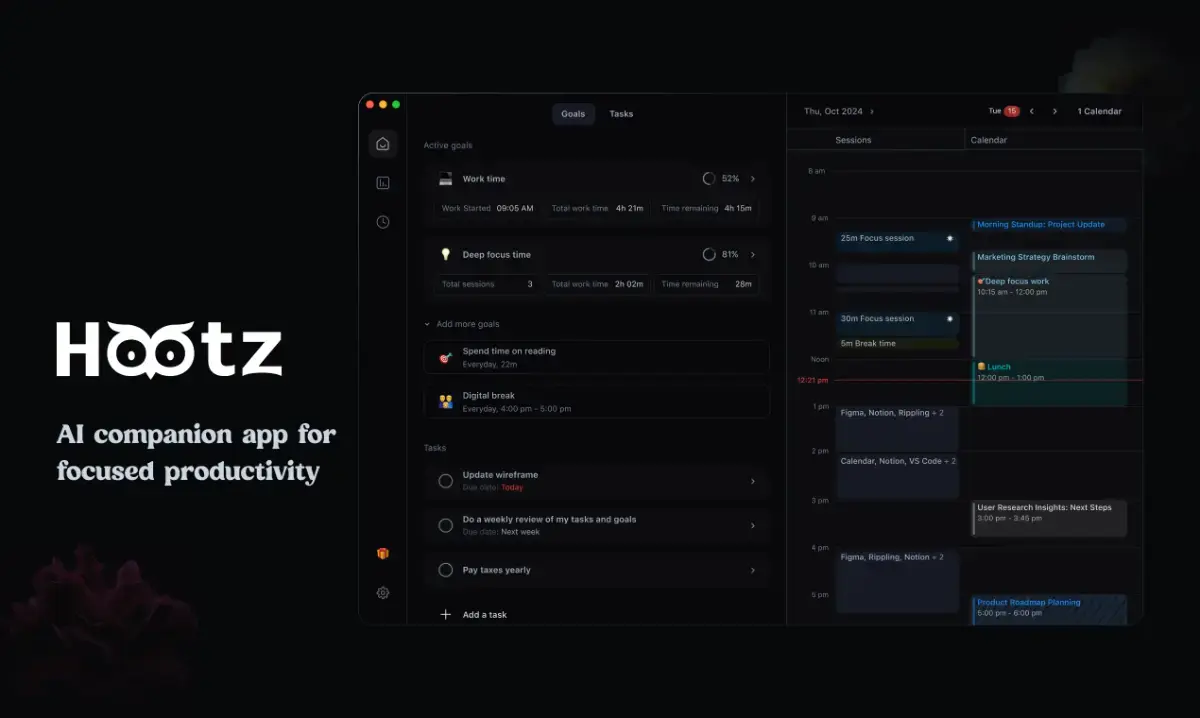 Hootz screenshot 1