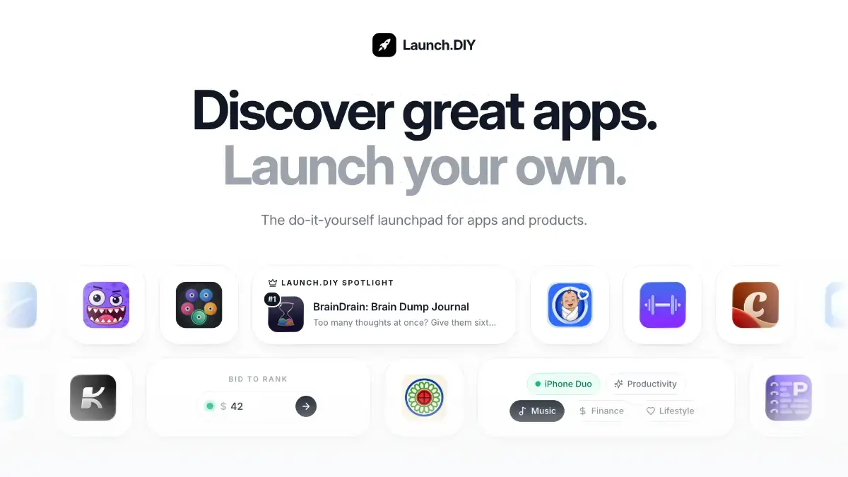 Launch.DIY screenshot 1