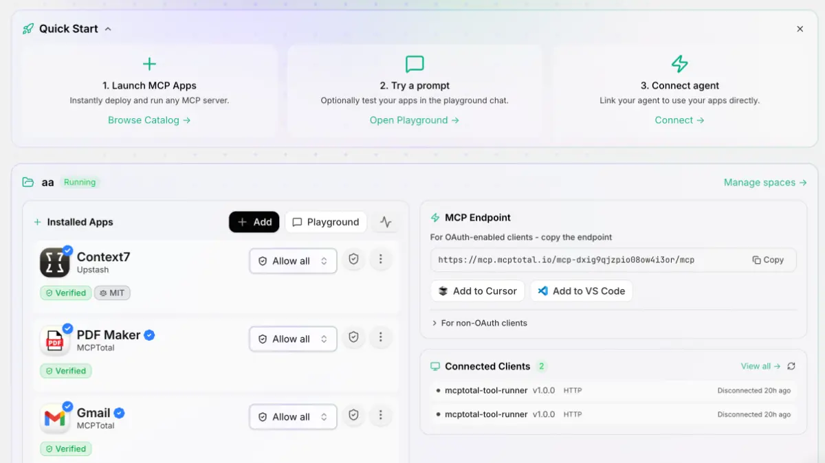 MCPTotal screenshot 1