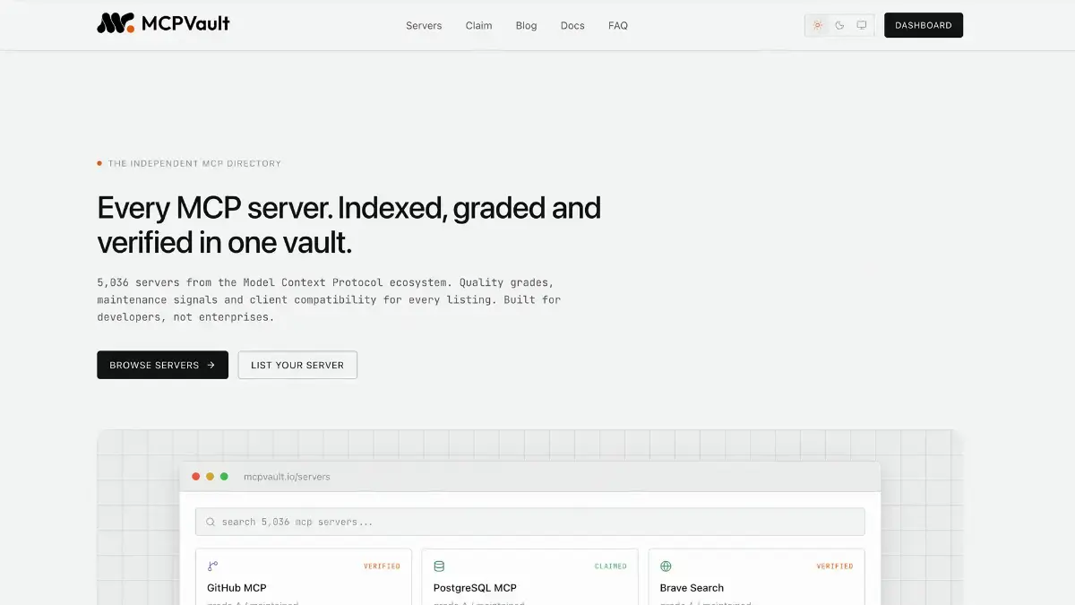 MCPVault screenshot 1