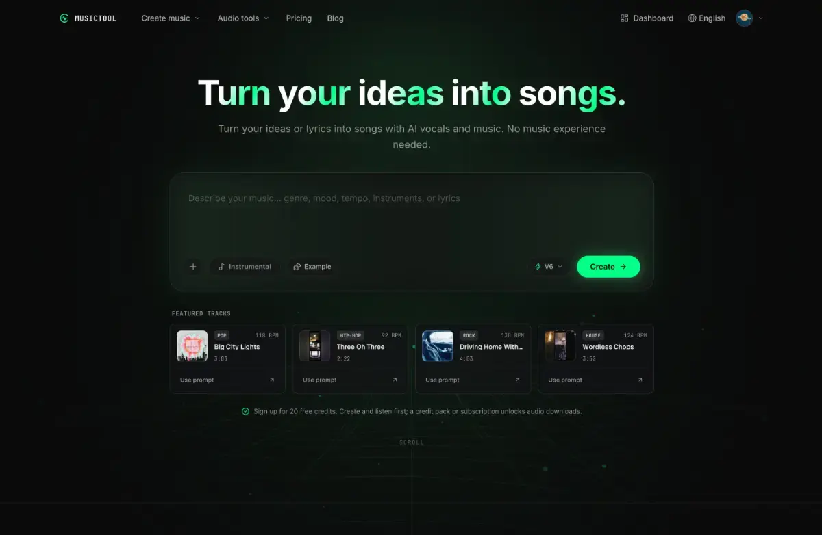 MUSICTOOL screenshot 1