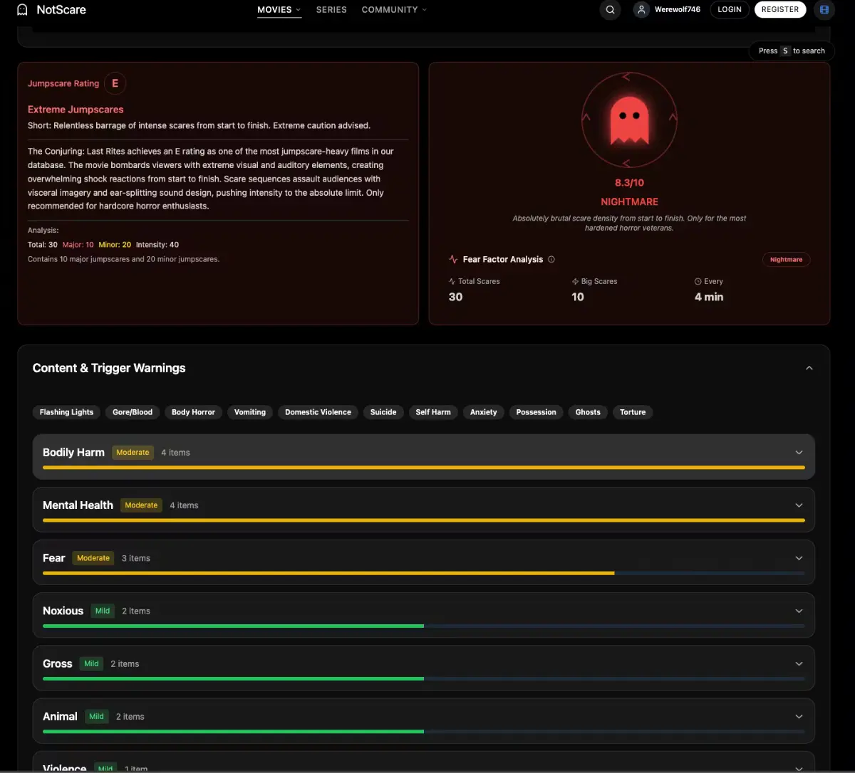 notscare.me screenshot 1