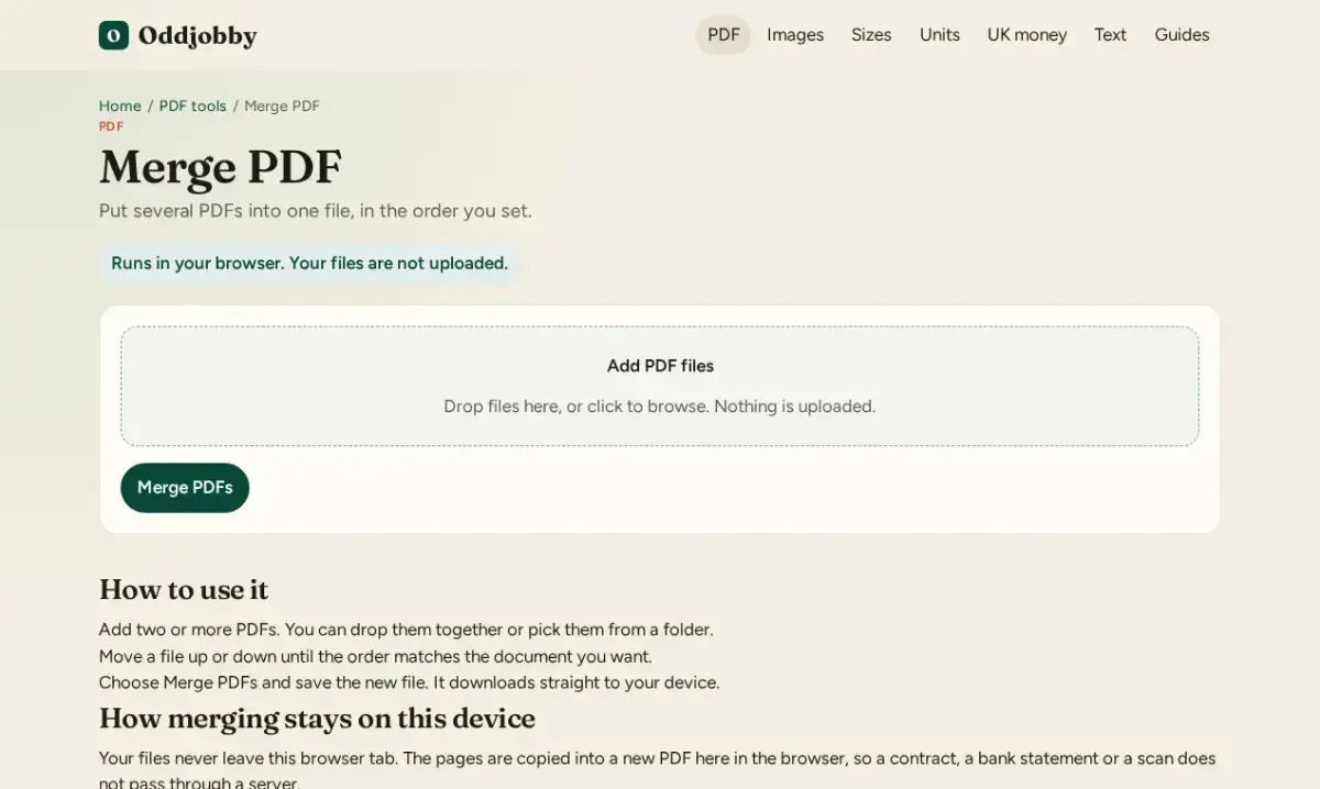 Oddjobby screenshot 1