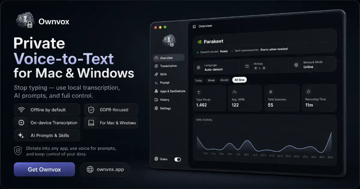 Ownvox screenshot 1