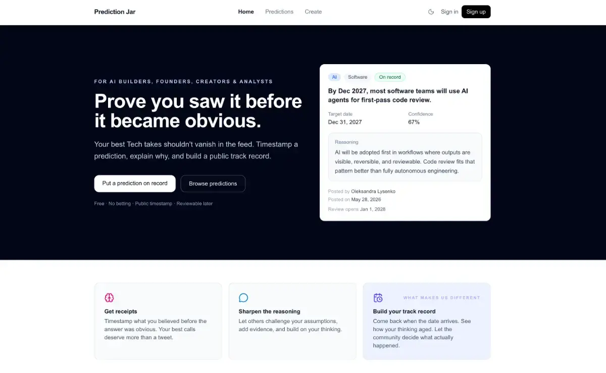 Prediction Jar screenshot 1