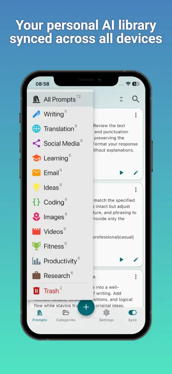 PromptSense screenshot 1