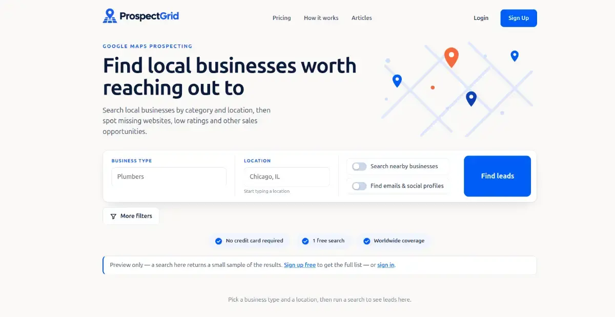ProspectGrid screenshot 1