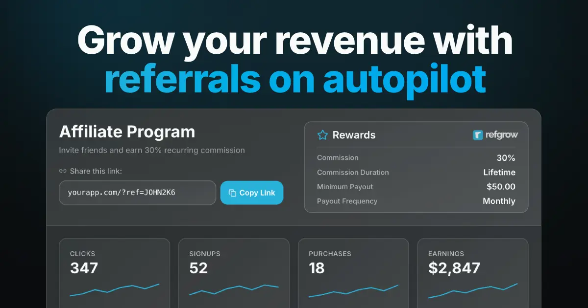 Refgrow screenshot 1