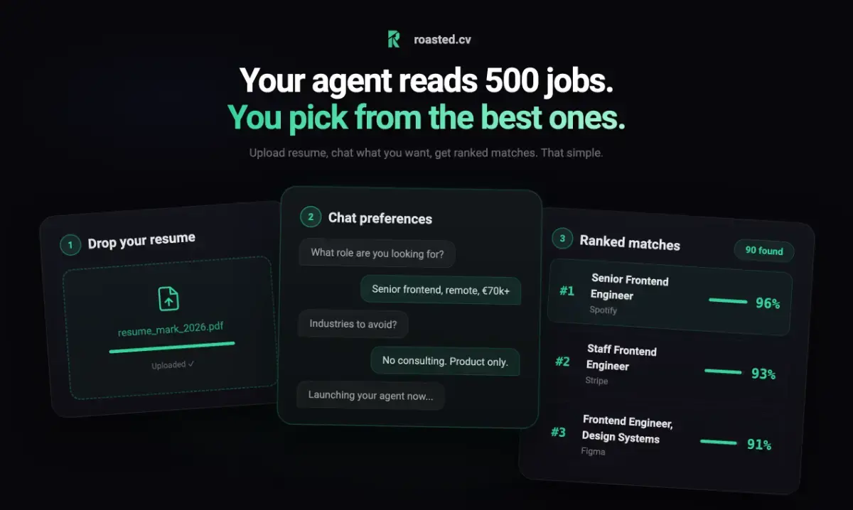 RoastedCV screenshot 1