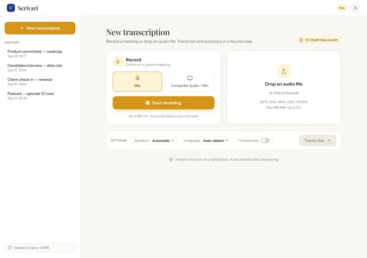 Scrivari screenshot 1