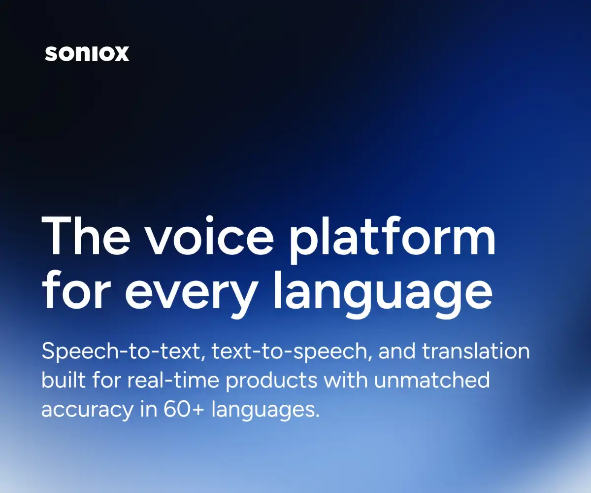 Soniox screenshot 1