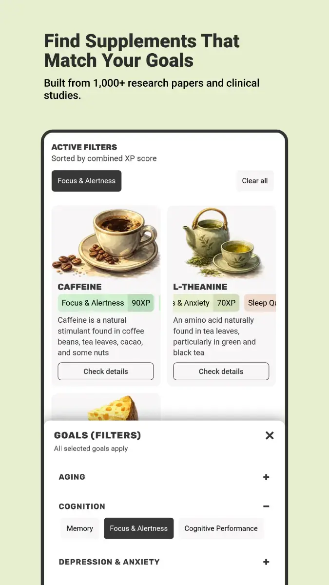 Supplement Finder screenshot 1