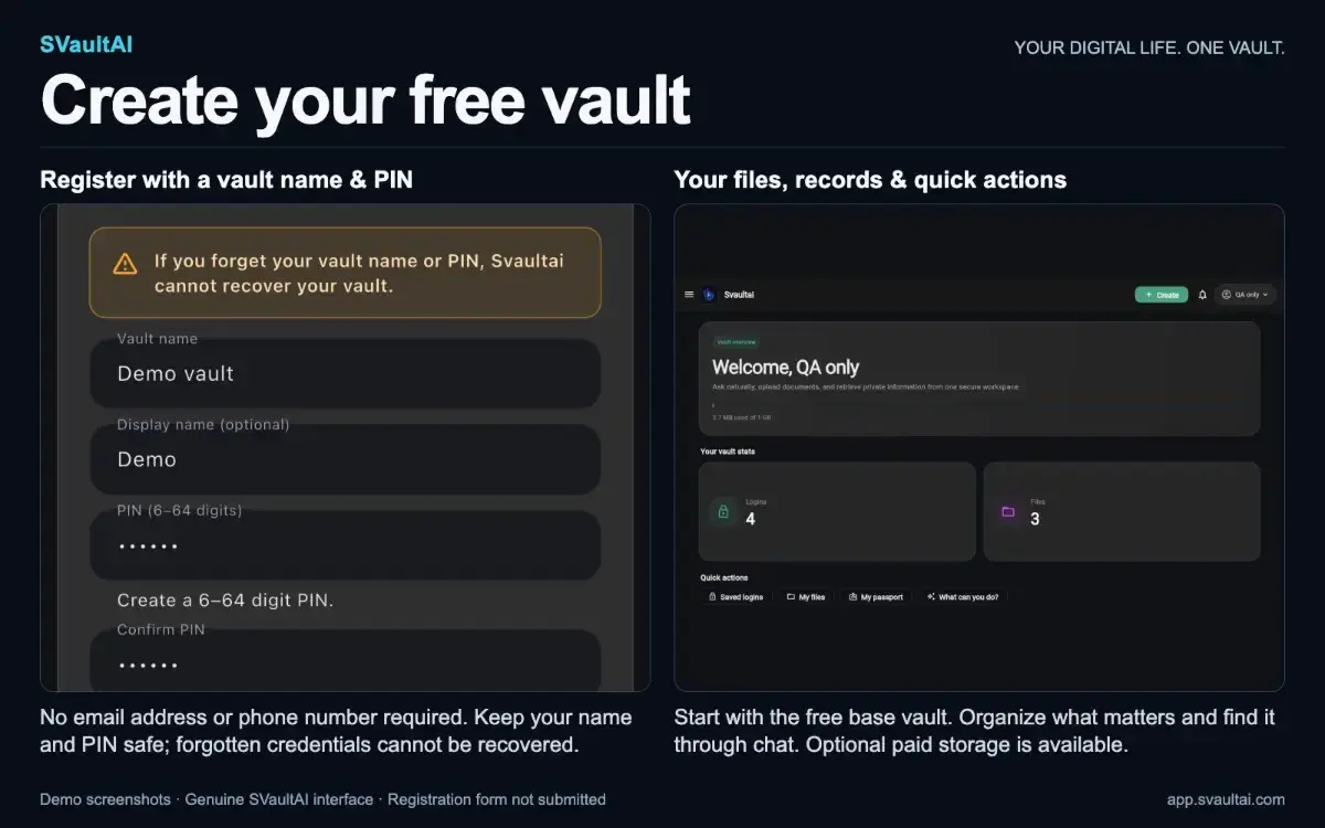 SVaultAI screenshot 1