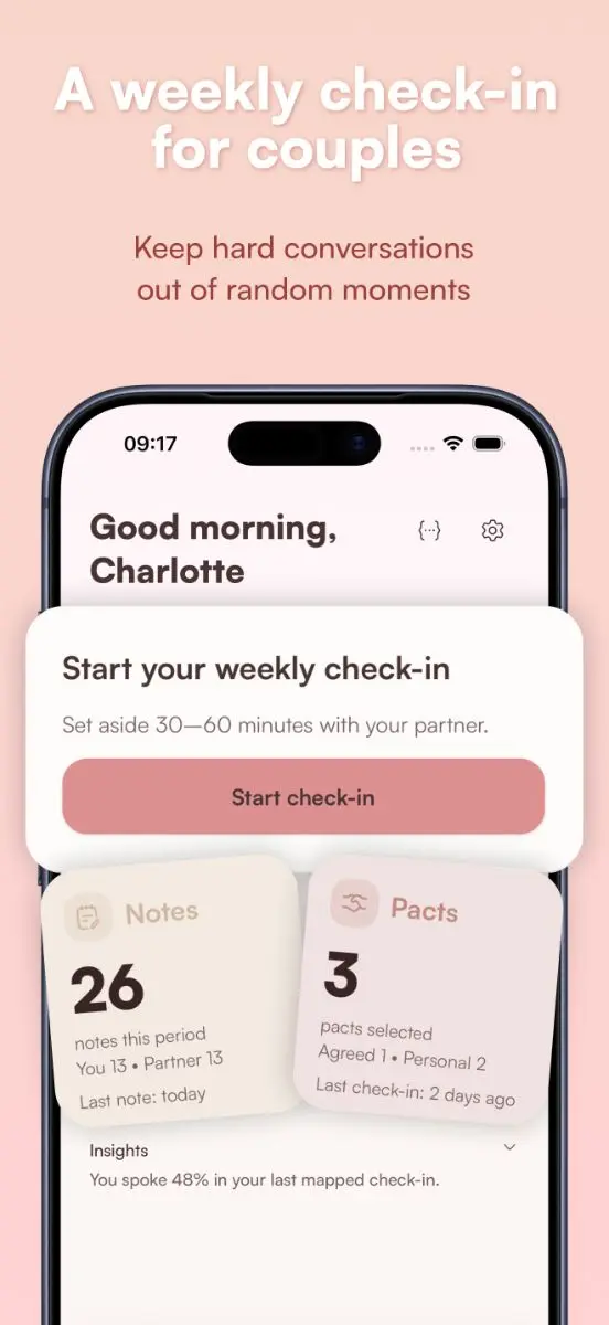 the check-in screenshot 1