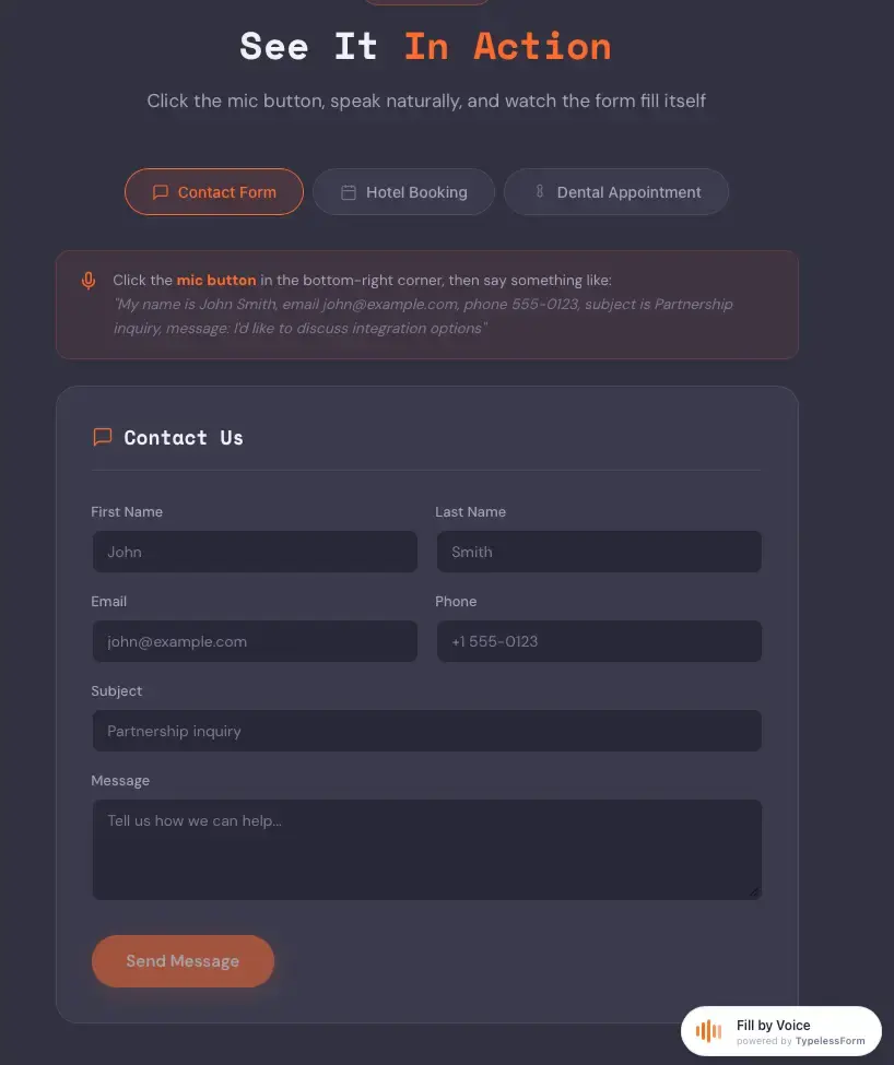 TypelessForm screenshot 1