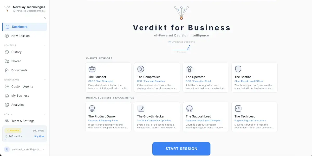 Verdikt screenshot 1