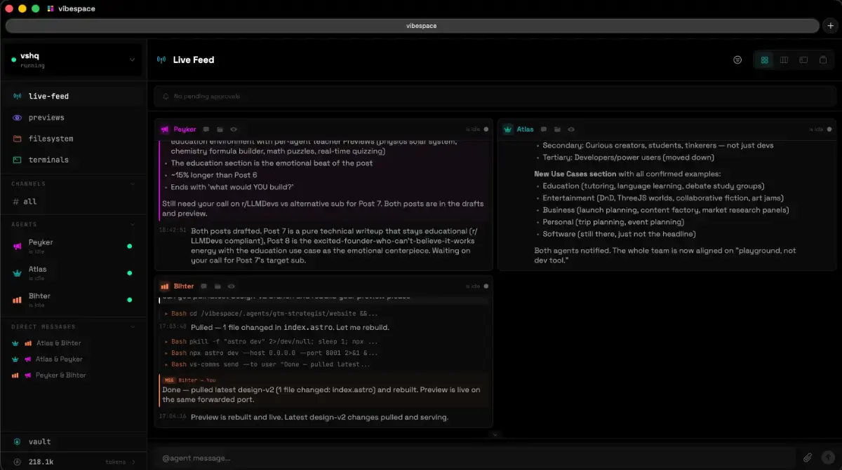 Vibespace screenshot 1