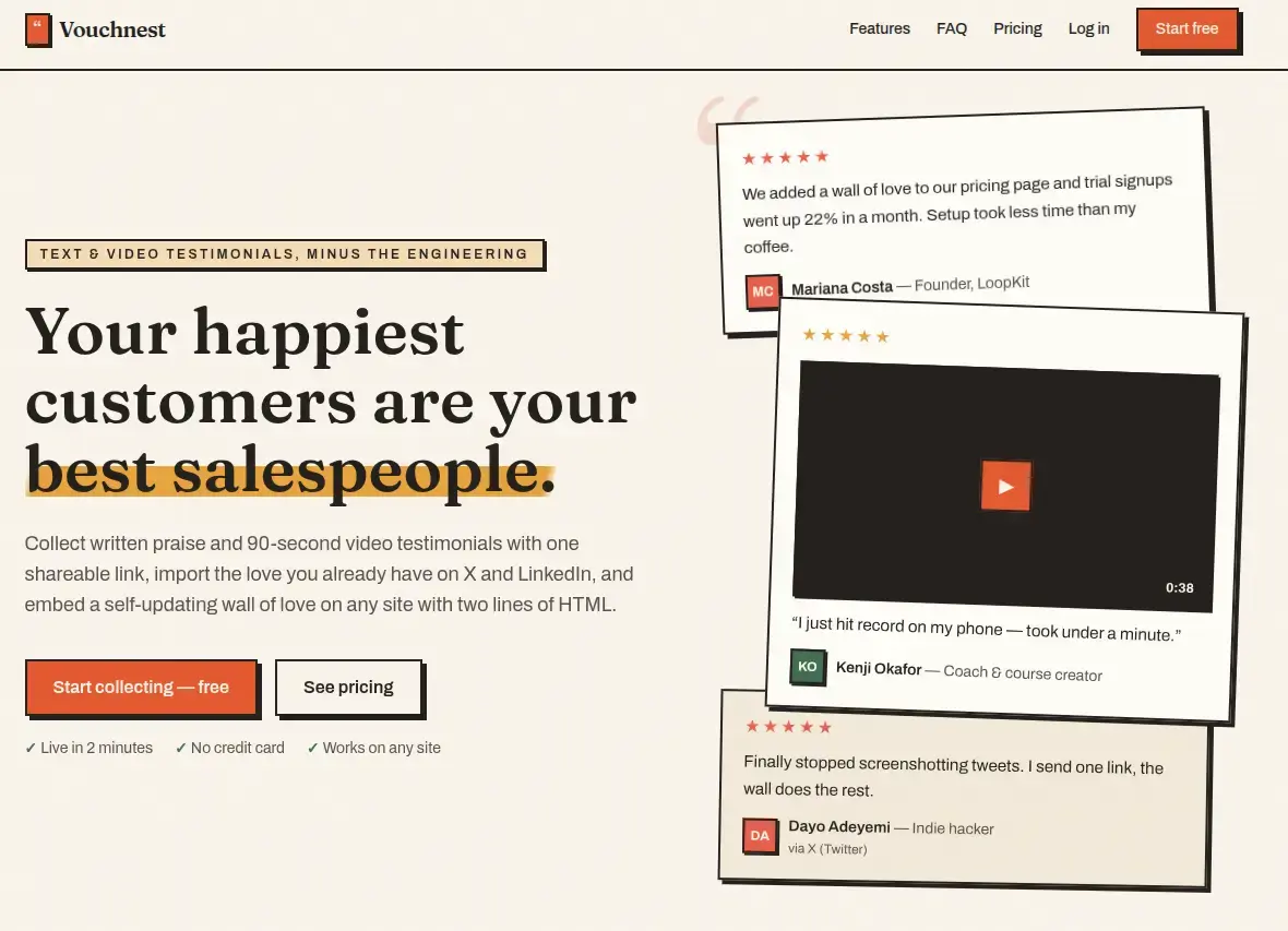 Vouchnest screenshot 1