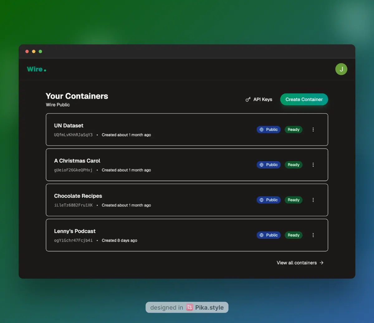 Wire screenshot 1
