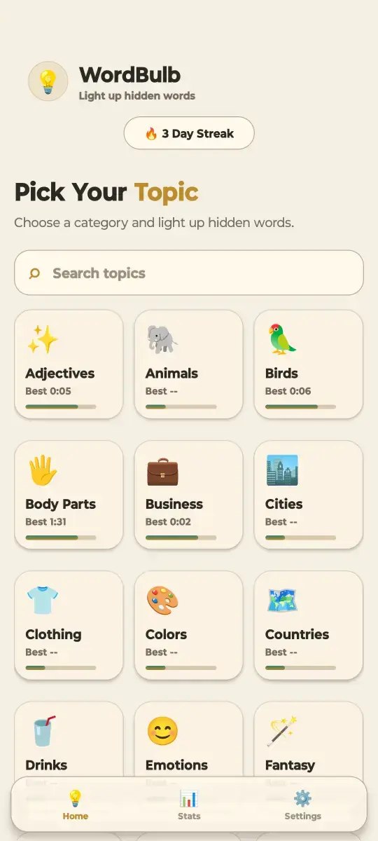 Word Search Puzzle screenshot 1