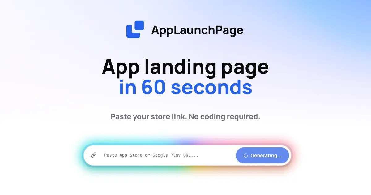 AppLaunchPage screenshot 1