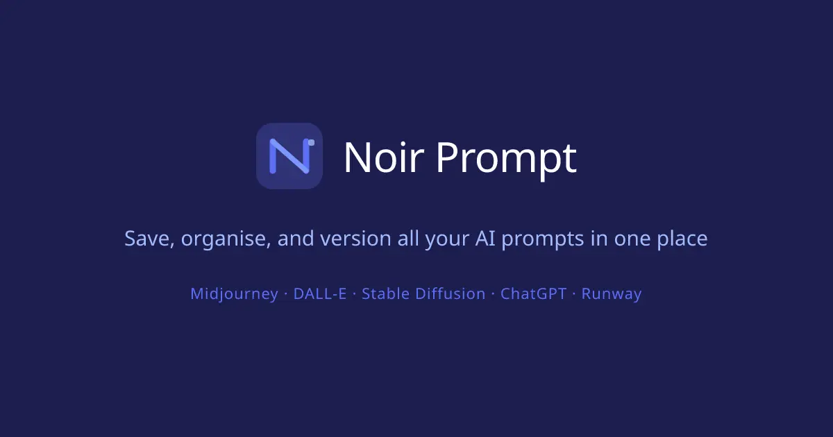Noir Prompt screenshot 1